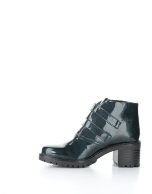 Bos&Co. "Issey" Green Patent - Waterproof Bootie