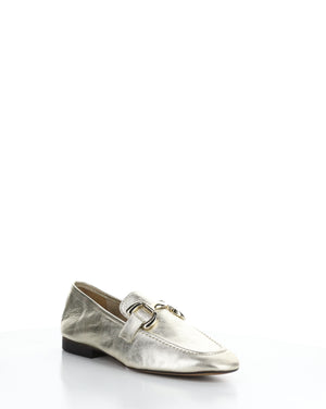 Bos &Co "Macie" Champagne leather loafer