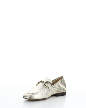Bos &Co "Macie" Champagne leather loafer