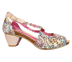 Chanii B "Fille" Pink/Floral - Sandal