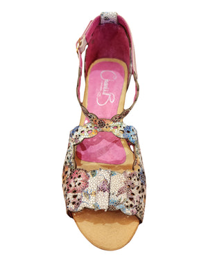 Chanii B "Fille" Pink/Floral - Sandal