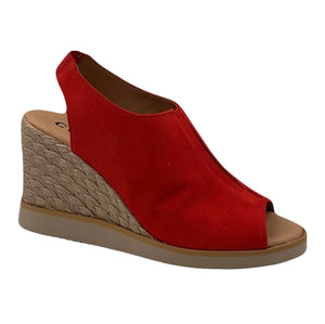Cagiva "1502" Red - Wedge Sandal