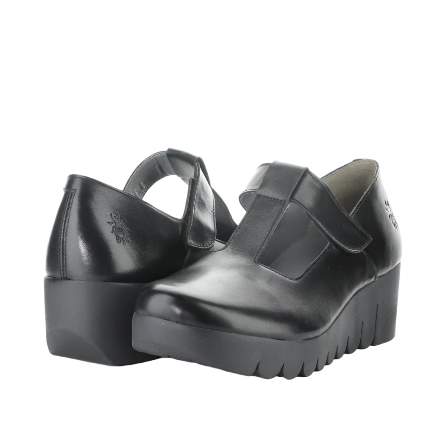 Fly London "Veka" Black - Wedge Shoe