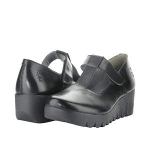 Fly London "Veka" Black - Wedge Shoe