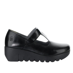Fly London "Veka" Black - Wedge Shoe