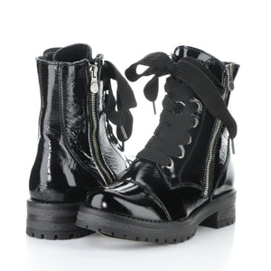 Bos&Co. "Paulie" Black Patent - Waterproof Boot