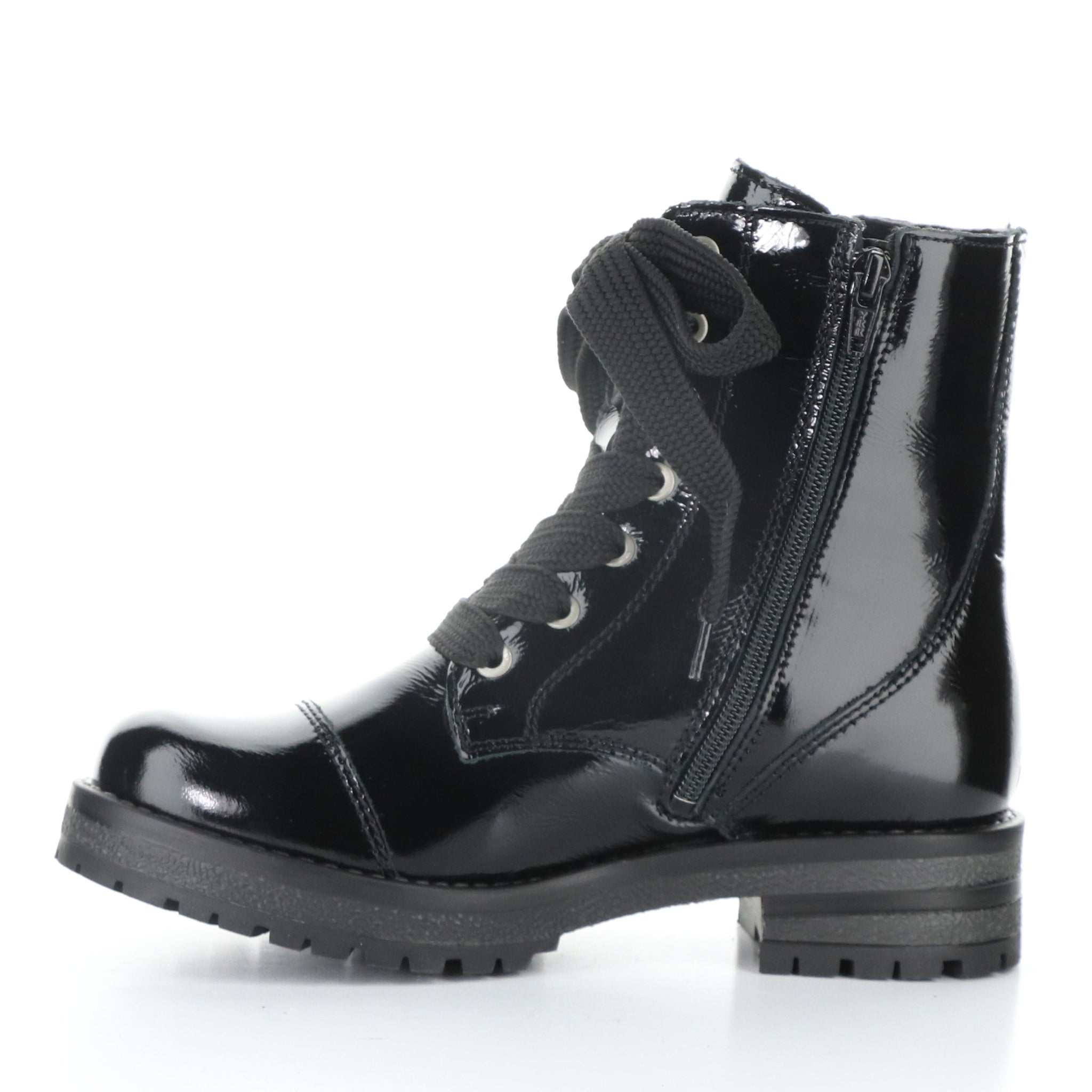Bos&Co. "Paulie" Black Patent - Waterproof Boot