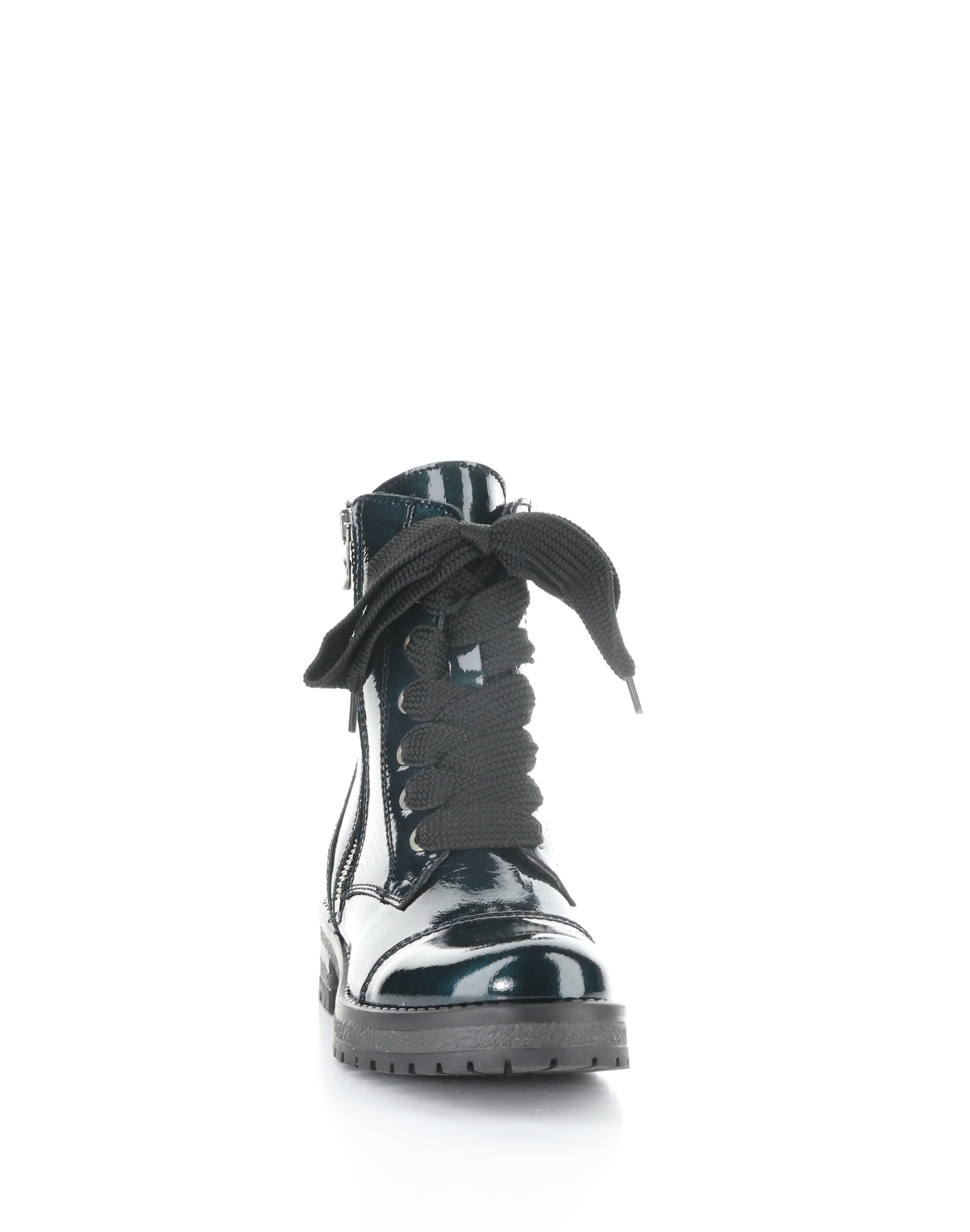 Bos&Co. "Paulie" green Mix Patent - Waterproof Boot