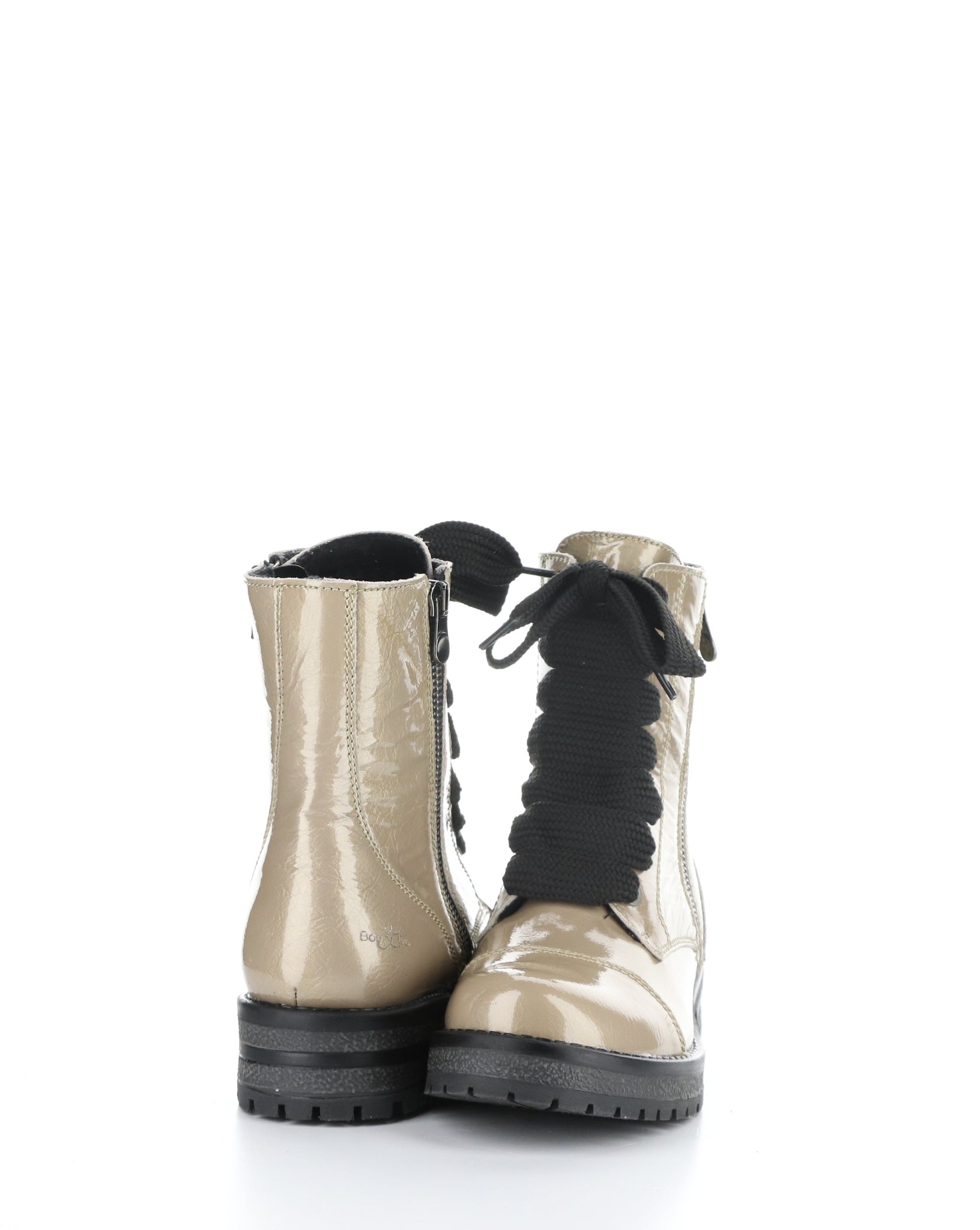 Bos&Co. "Paulie" Taupe Patent - Waterproof Boot