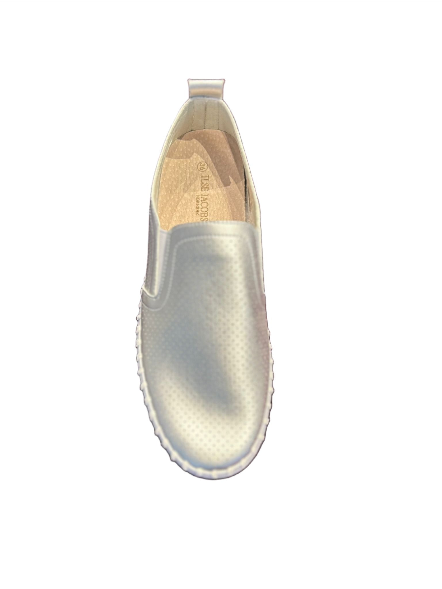 Ilse Jacobsen "Tulip" Silver loafer