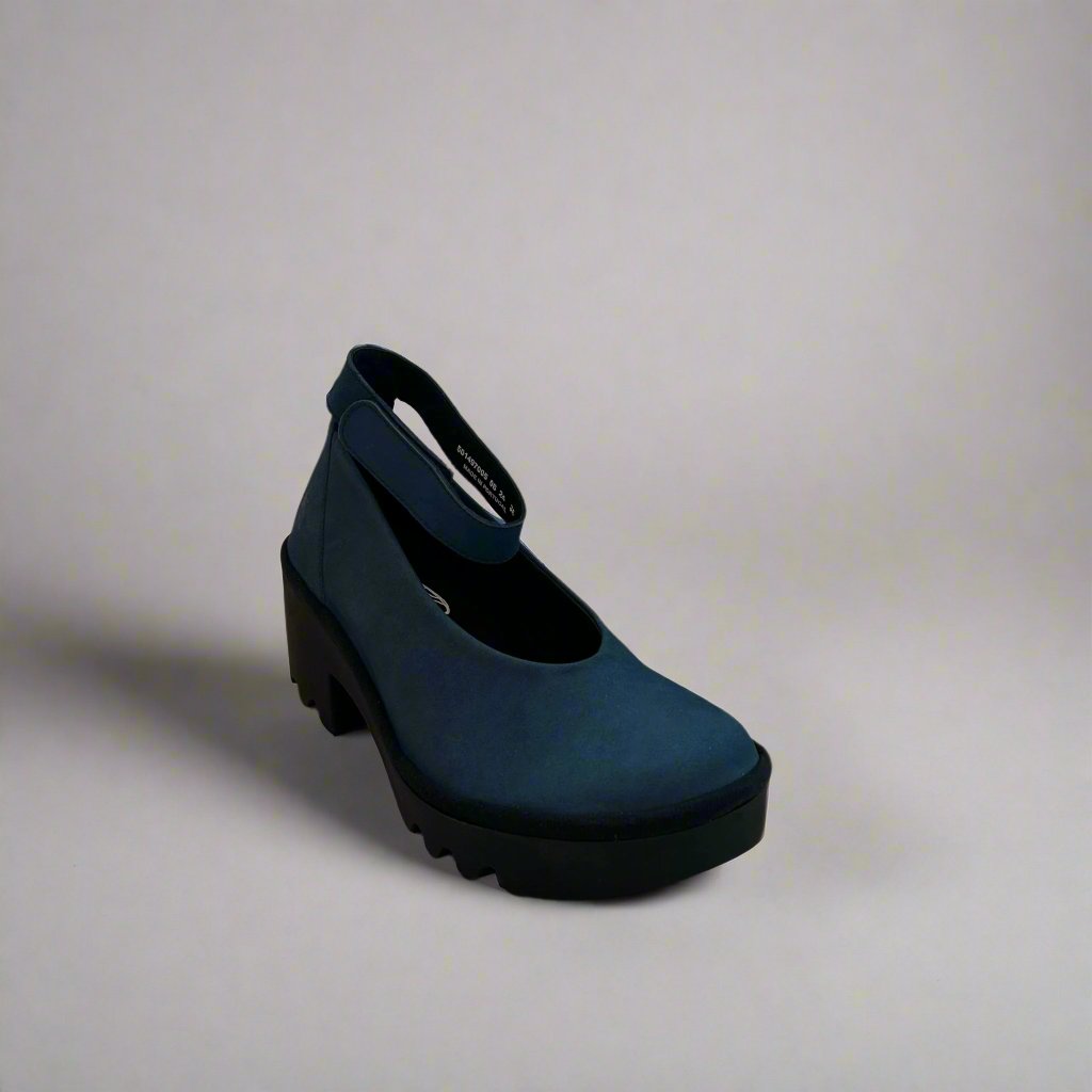 Fly London Tiry Blue Ankle strap pump