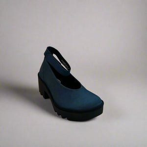 Fly London Tiry Blue Ankle strap pump