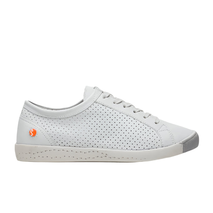 Softinos "Ica" White - Perforated Sneaker