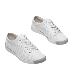 Softinos "Ica" White - Perforated Sneaker