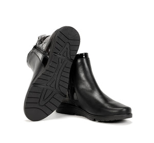 Fluchos "F1559" Black/Croc - Bootie