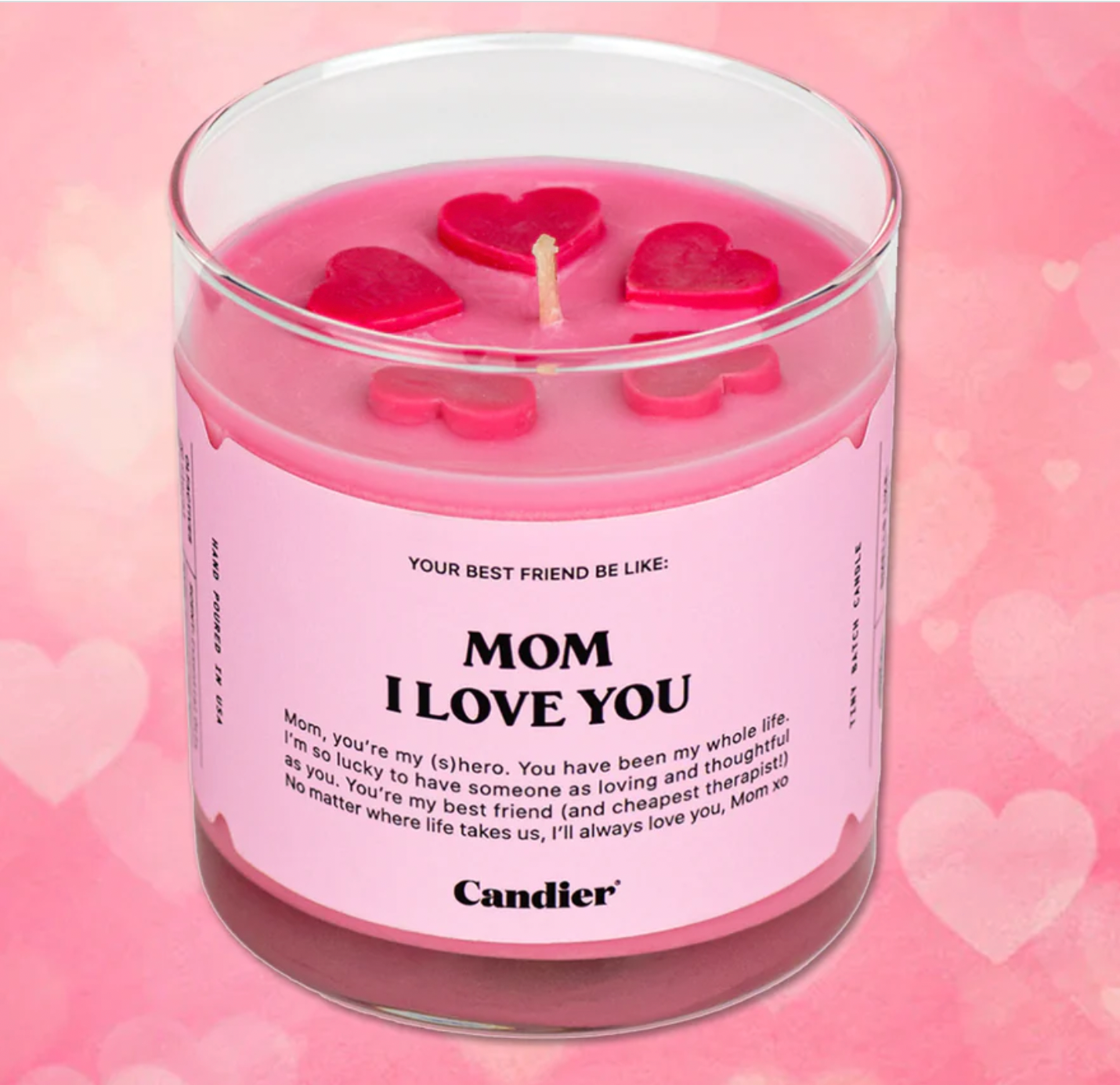 Candier SOY CANDLE "Mom I love you"
