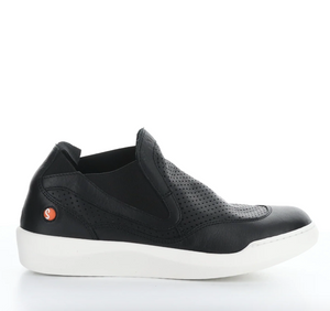 Softinos "Bray" Black - Slip-on Shoe