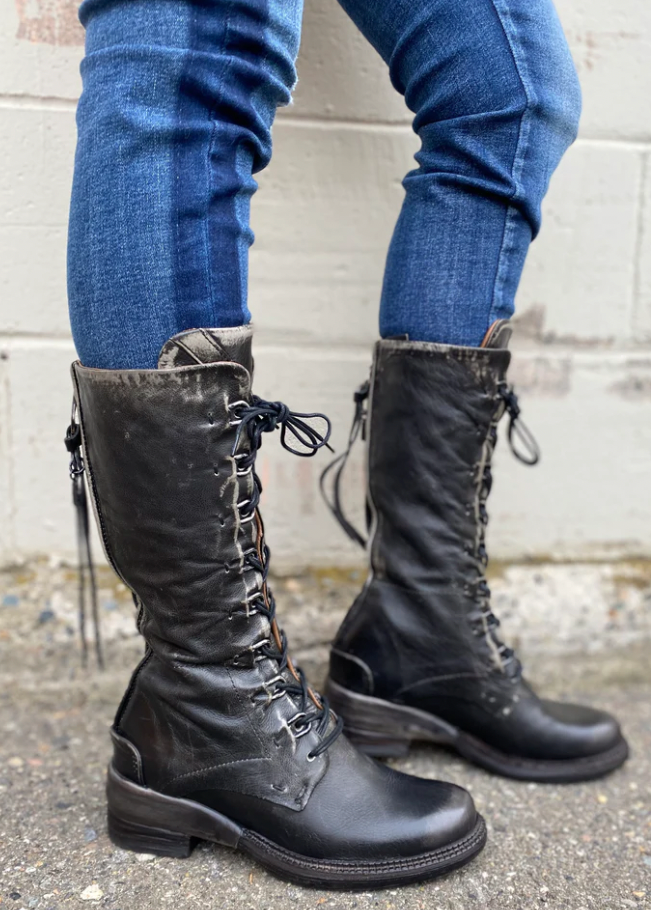 AS98 "A23313-301" Black/Grey - Tall Boot