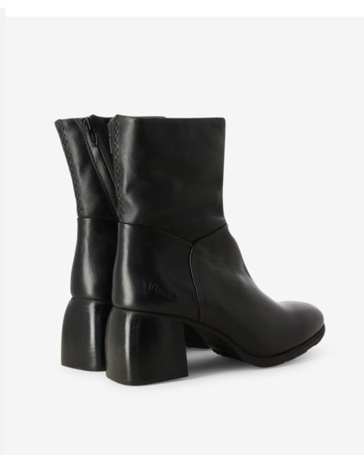 Felmini "D271" Black leather boot