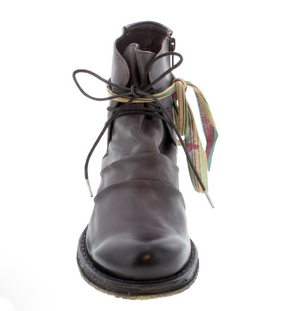 Felmini "C129" Grey leather lace boot