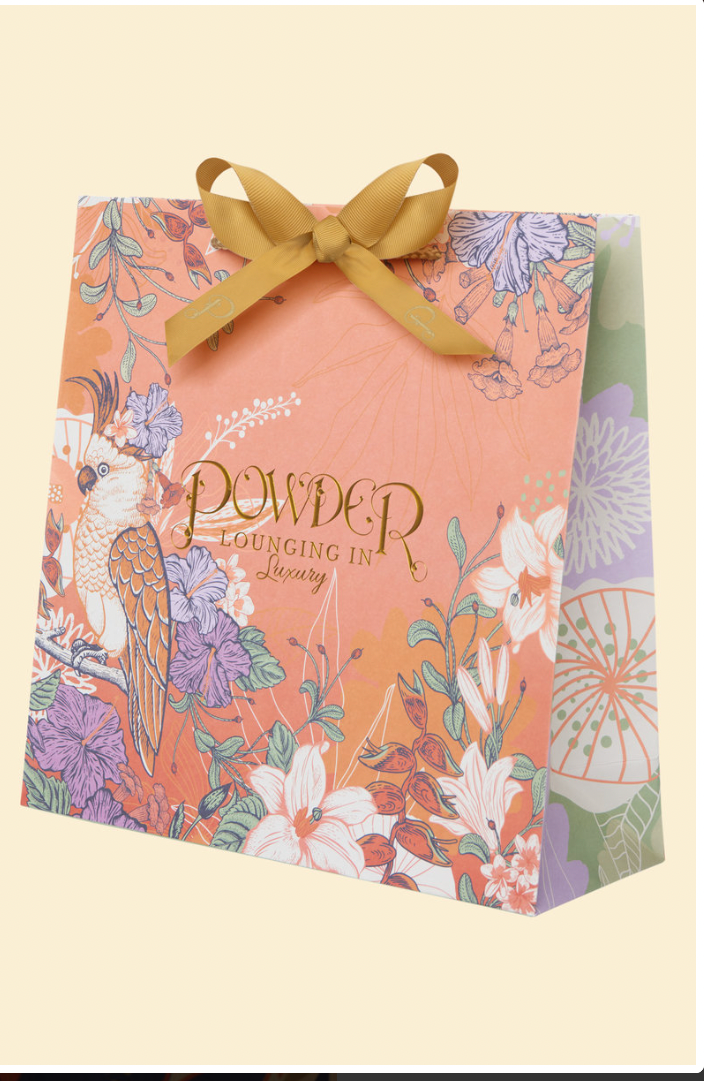Powder UK Cami Vintage Floral Pyjamas in Ink