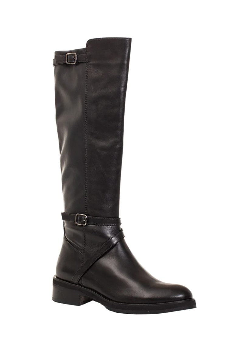 Ateliers "Spencer" Tall riding boot in Black