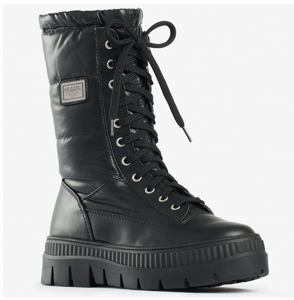 Olang "Magnet" Black winter boot with ice cleat -30