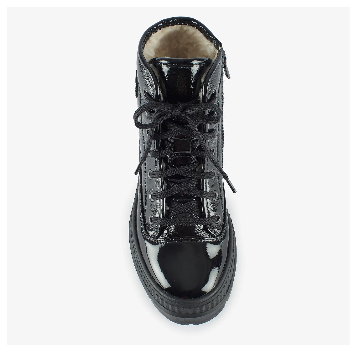 Olang "Spell" Black Patent waterproof boot Ice cleat -30