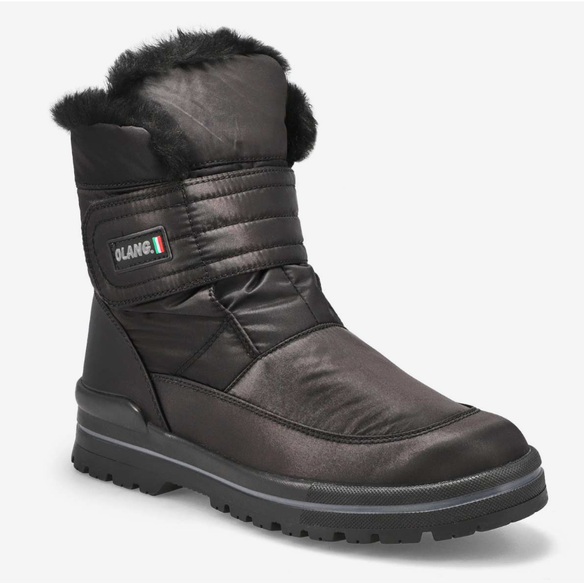 Olang "Luna" Black waterproof winter boot w/ice cleats