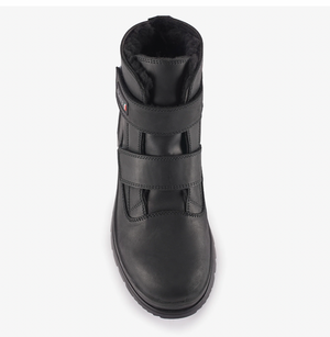 Olang "Amuk" mens black velcro winter boot w/ice cleat -30