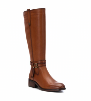 Carmela "160977" Tan tall leather boot