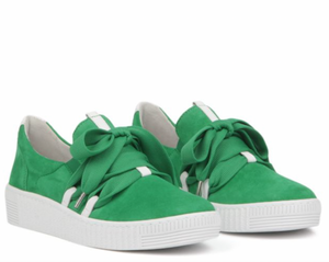 Gabor 43-333 green bow sneaker