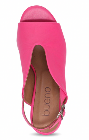 Bueno "Claire" Hot Pink - Slingback Sandal