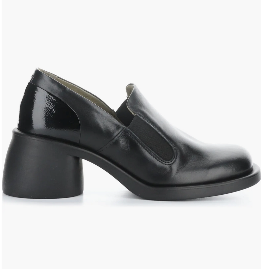 Fly London "Huch" Black - Chunky Loafer