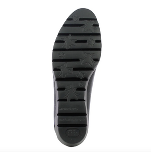 Wonders "C-33281" Black Patent - Platform Loafer