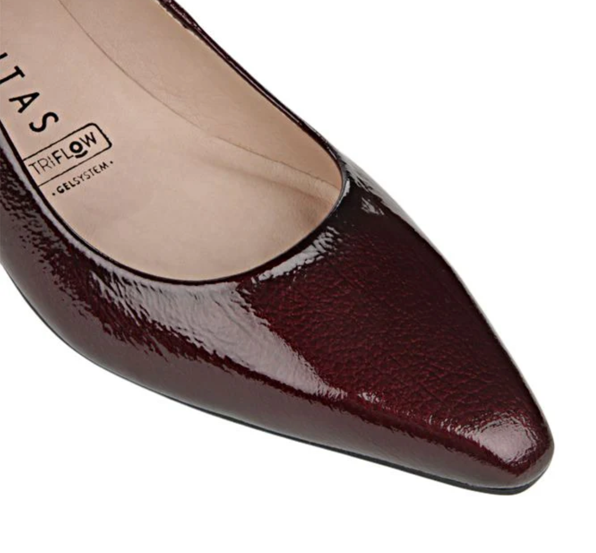 Hispanitas Sahara HI232529 Pump burgundy patent