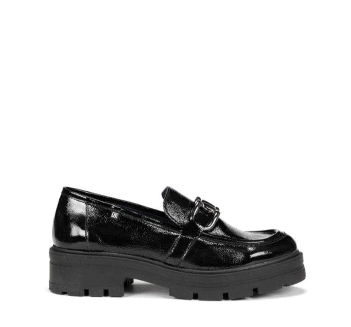 Dorking D9128 Black patent loafer