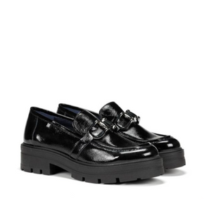 Dorking D9128 Black patent loafer