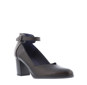 Dorking D8930 Black ankle strap pump