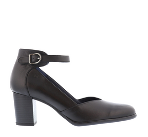 Dorking D8930 Black ankle strap pump