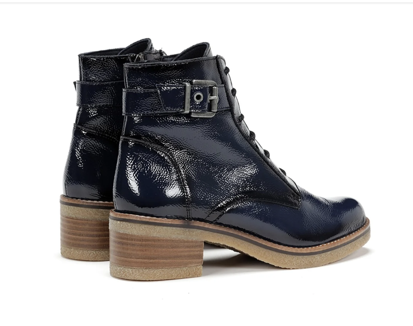 Dorking D8686 Navy patent boot