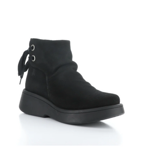 Fly London Mebs Black wedge lace boot