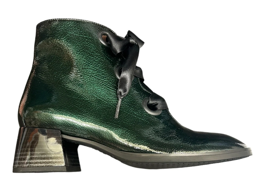 Hispanitas "HI242253" Forest Green Patent - Ankle Boot