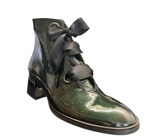 Hispanitas "HI242253" Forest Green Patent - Ankle Boot