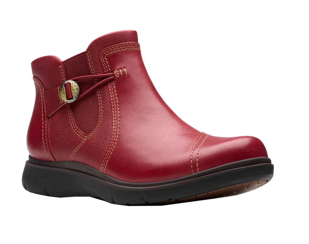 Clarks "Certina Joy" Red leather boot