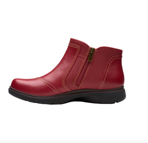 Clarks "Certina Joy" Red leather boot