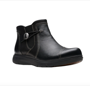 Clarks "Certina Joy" Black leather boot