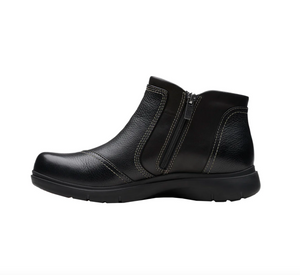 Clarks "Certina Joy" Black leather boot