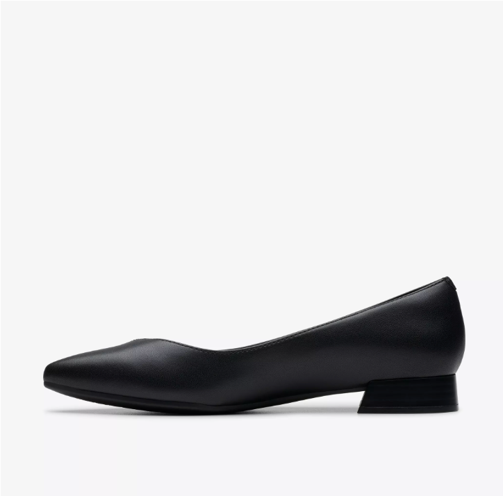 Clarks "Natalyn Wish" black low pump