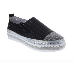 BERNIE MEV "TW-187" Black sparkle sneaker